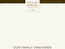 Tablet Screenshot of michaelmondavifamilyestate.com